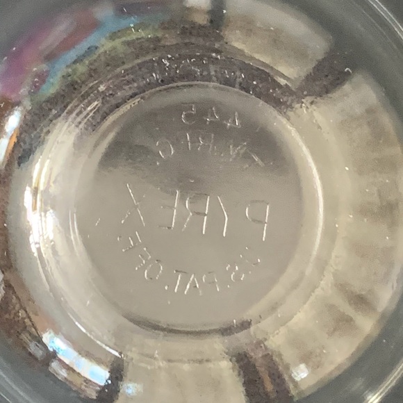 SET of 6 VINTAGE PYREX 4” GLASS BERRY DESSERT CUSTARD BOWLS - Picture 3 of 5